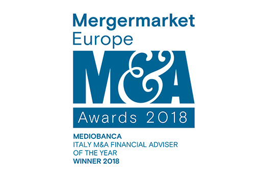 MEDIOBANCA NOMINATA ITALIAN M&A FINANCIAL ADVISOR OF THE YEAR